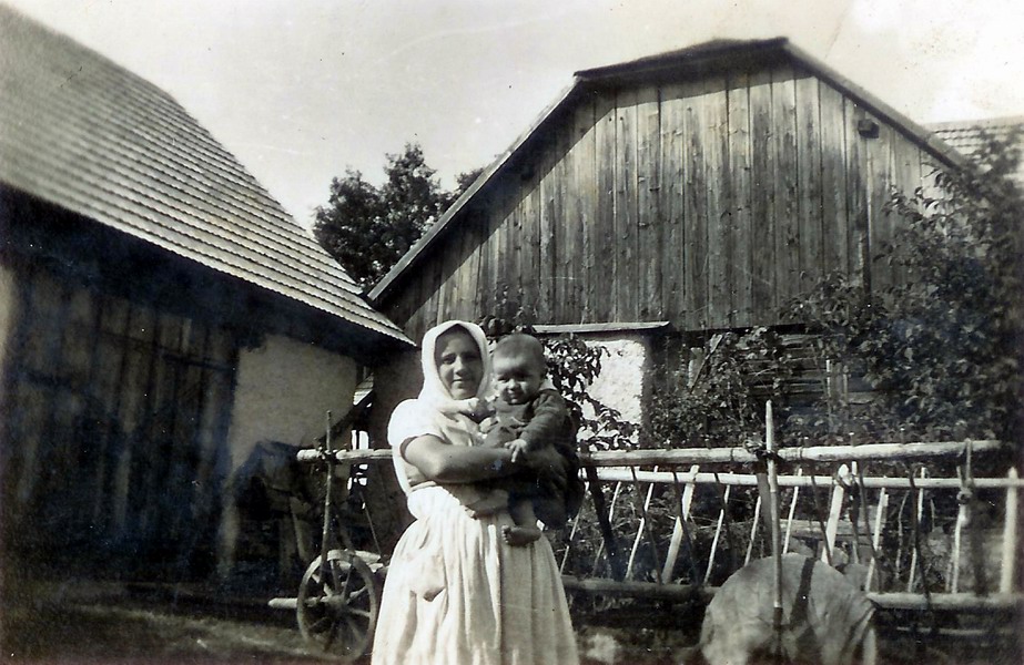 Grandma with my father