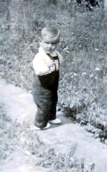 My first steps - to be exact, the first photographed ones (August 1966)