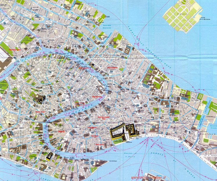 Map of Venice