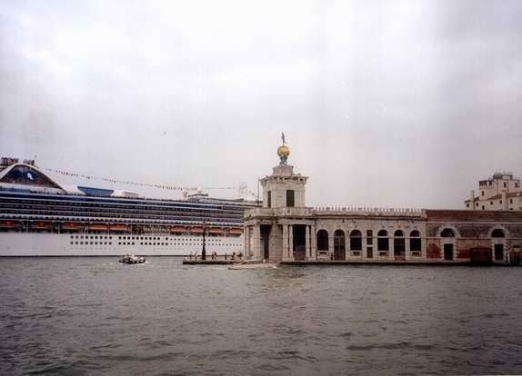 ...and from across the Canal Grande - there we were a little while ago. Of course, this is another cruiser