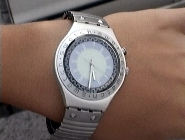 The Swatch watch found in the Atlantic (July 1999)