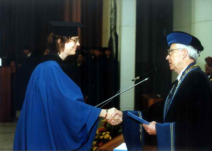 Katarna's Graduation Ceremony (November 2000)