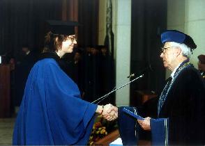 Katarína's Graduation Ceremony (November 2000)