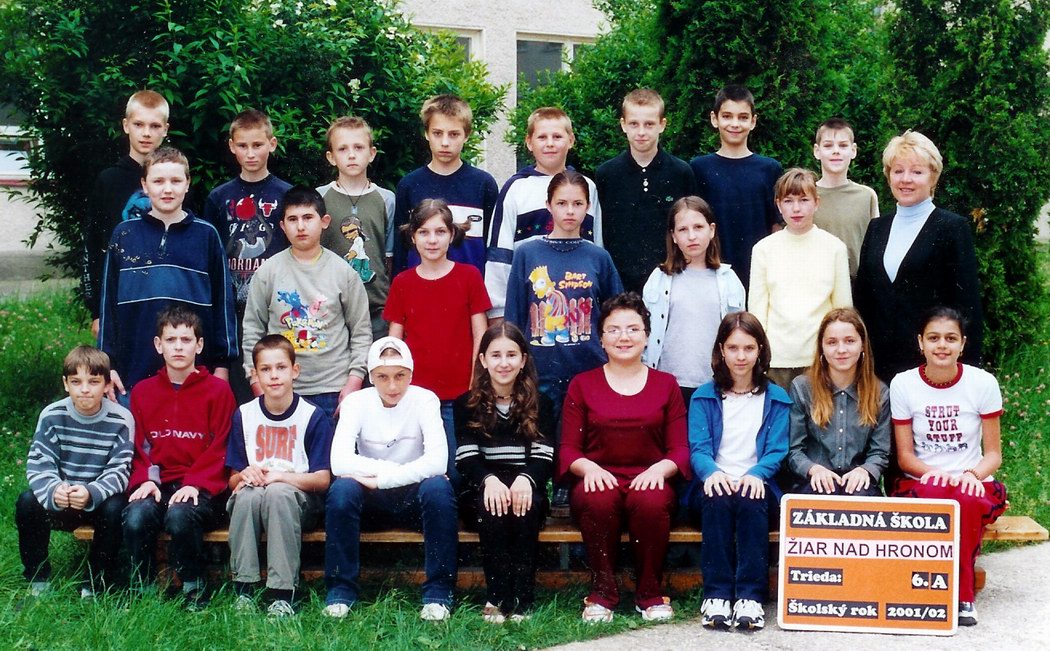 Tomko with his classmates