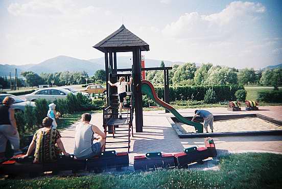 On the way from Doln Kubn we stopped to eat in Rybrska Bata near Martin