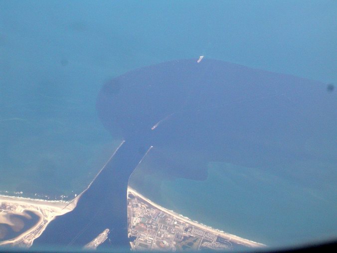 Mouth of the St. Johns River into Atlantic Ocean 