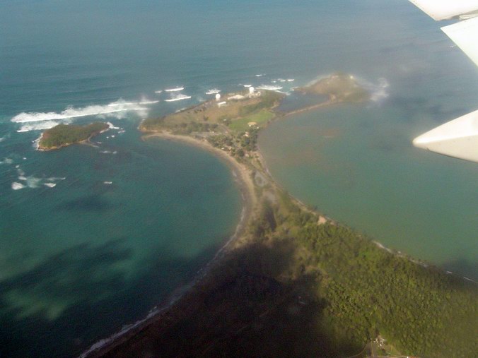 Punta Salinas near San Juan from the bird perspective