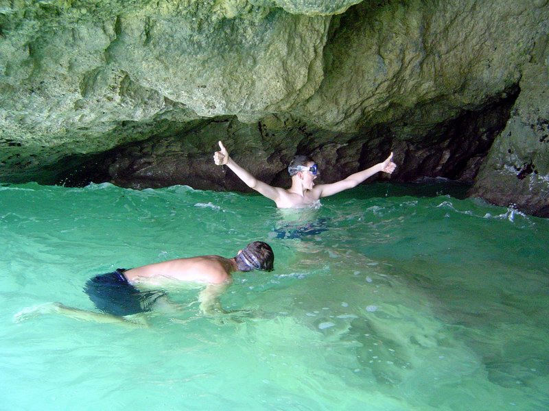 Sea cave (July 2005)