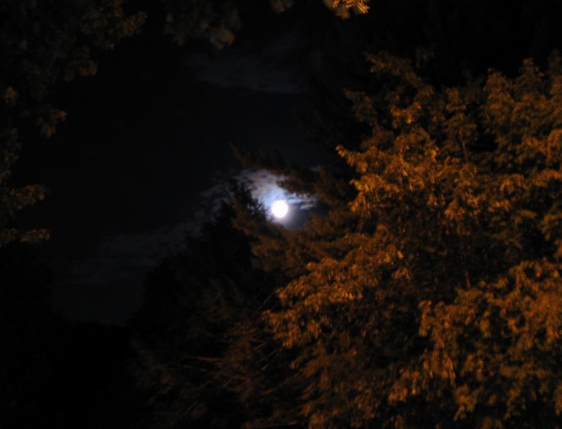 The Moon somewhere in Massachusetts