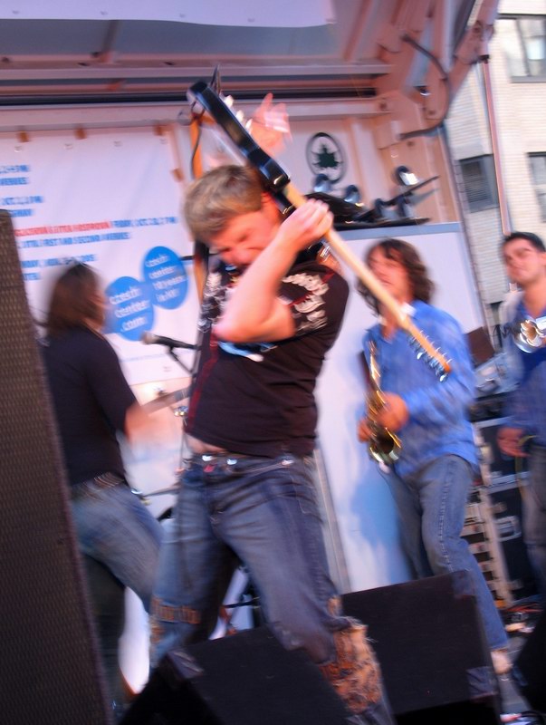 Group Kryštof at Czech street fest (October 2005)