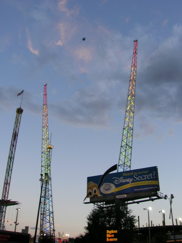 Reverse Bungee jump. (December 2005)