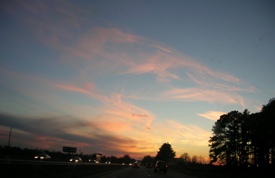Sunset in North Carolina.