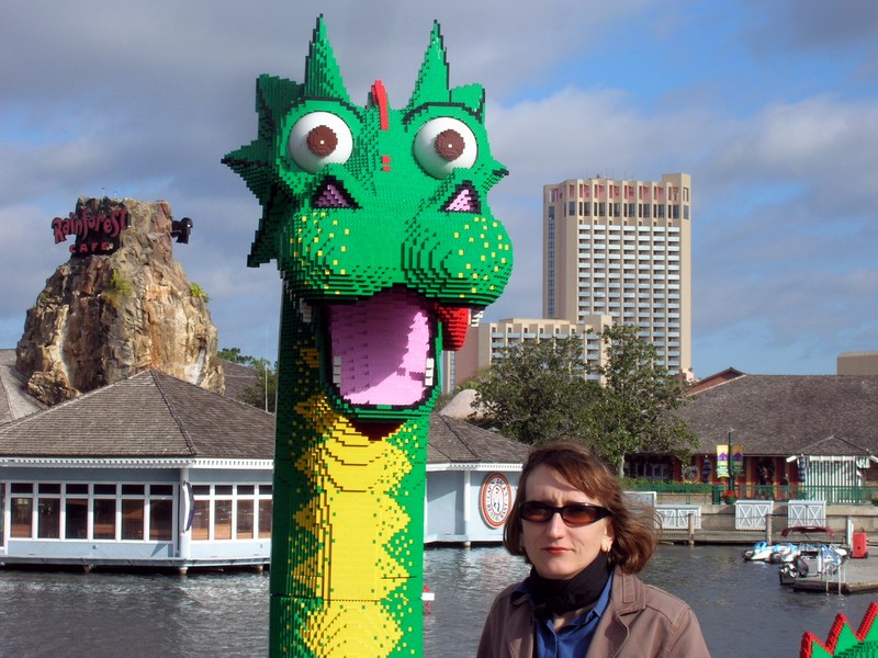 Milena and Loch Ness Monster (detail) (December 2005)