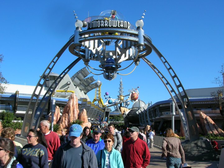 Entrance to Tomorrowland... ... I hope this is not our future.