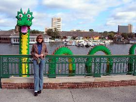 Milena with all-Lego Lochness Monster (December 2005) Milena with all-Lego Lochness Monster (December 2005)