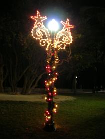 Christmas decoration along the street. (December 2005) Christmas decoration along the street. (December 2005)