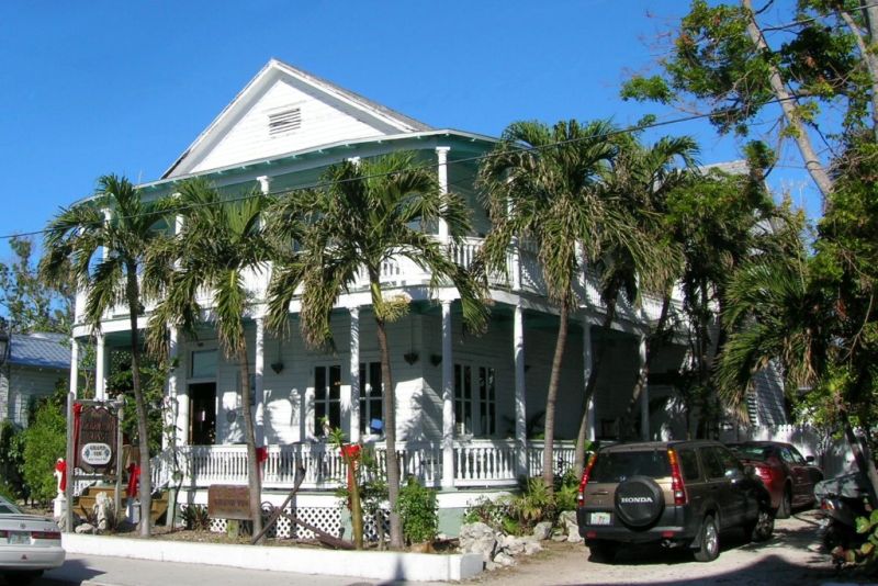 A typical Key West house.