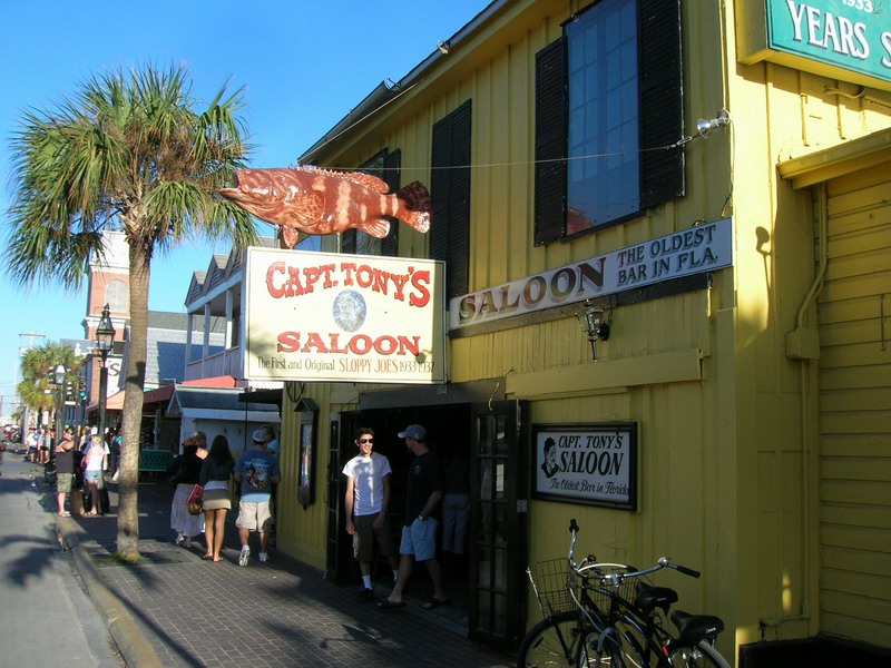 The oldest pub in Key West. Supposedly visited by Hemingway.
