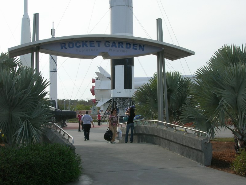 Entrance to Rocket Garden.