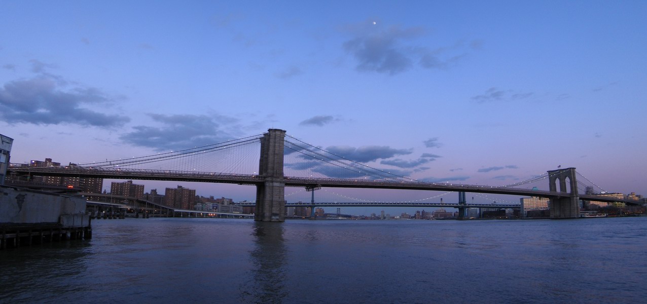 Moon over the bridge