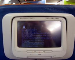 Computer rebooting in the plane. Obviously, it's not Windows. (April 2006) Computer rebooting in the plane. Obviously, it's not Windows. (April 2006)