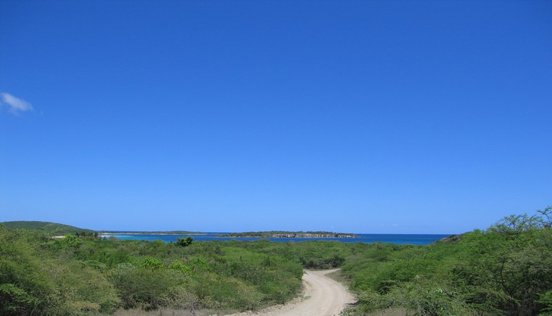 There is the Blue Beach