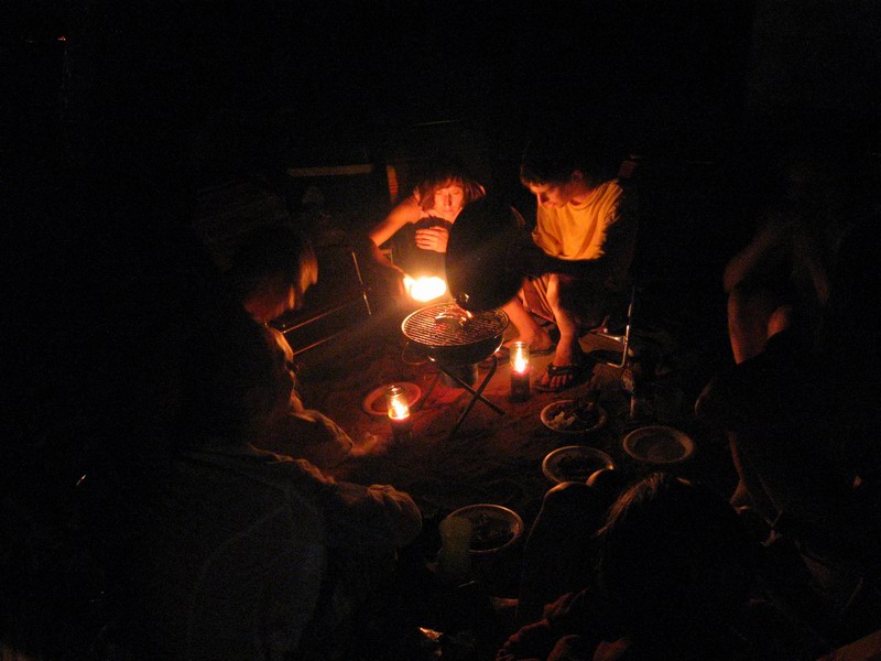 Barbecue under palm trees picture 6332