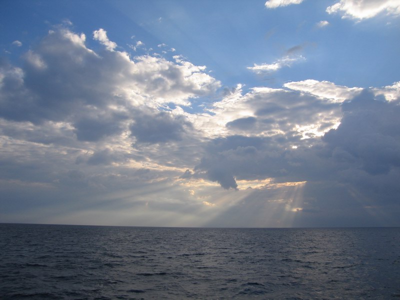 On the boat to Fajardo