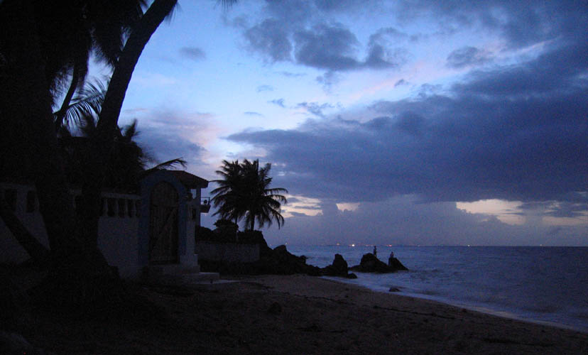 Evening fishermen