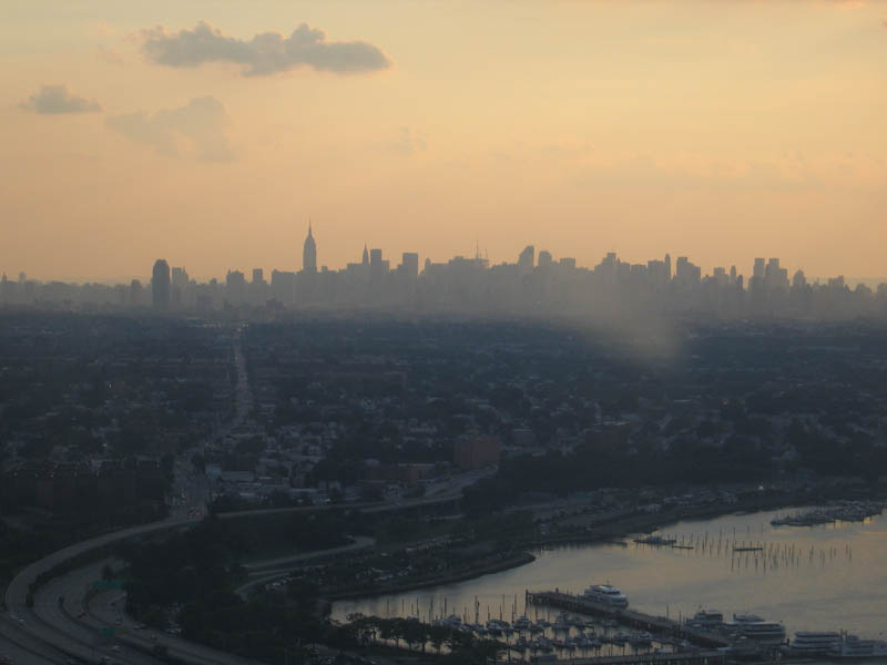 A view to Manhattan from a distance