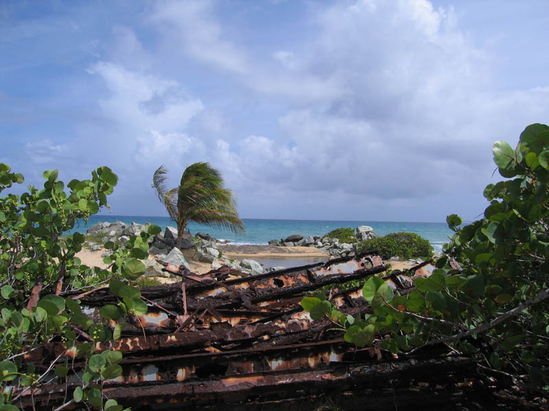 You can find Navy left-overs at many places over the island