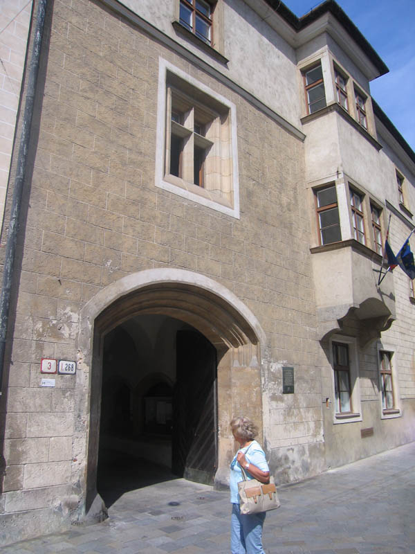 Academia Istropolitana - the oldest university in Slovakia (founded 1465 by King Mathias Corvinus )