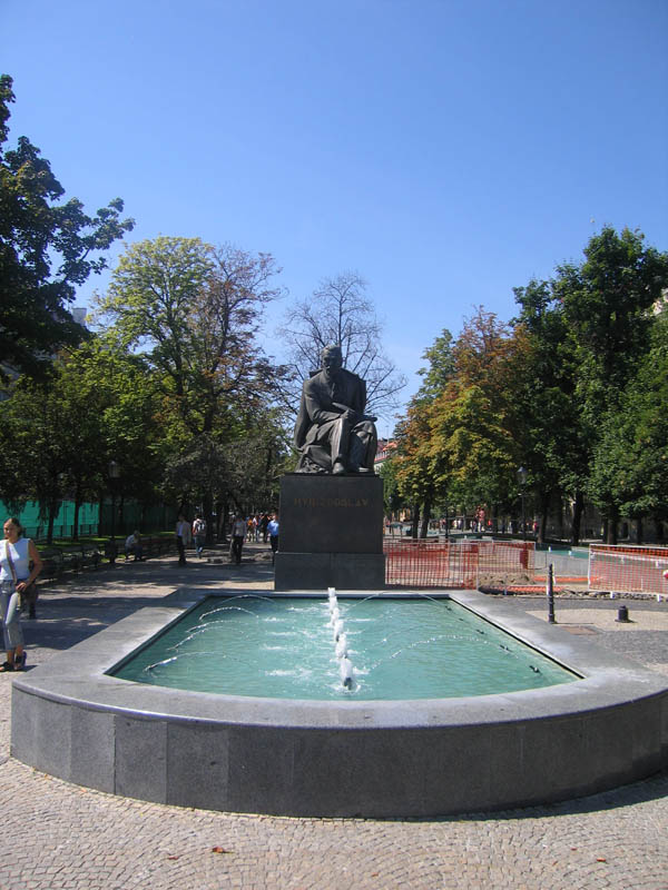 Statue of P.O.Hviezdoslav - famous Slovak poet