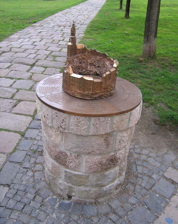 Model of the Kremnica's main square