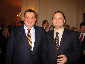 S ministrom zahraničných vecí Jánom Kubišom (September 2006)