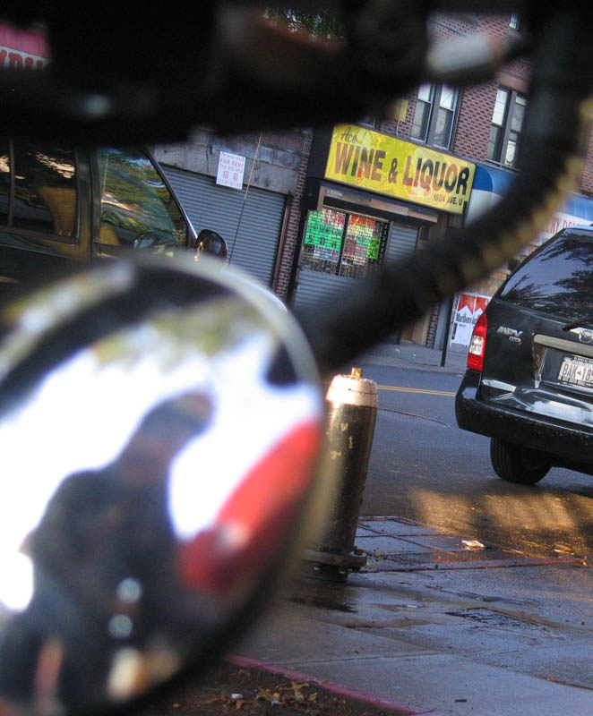 Autoportrait in front of a Dunkin' Donuts