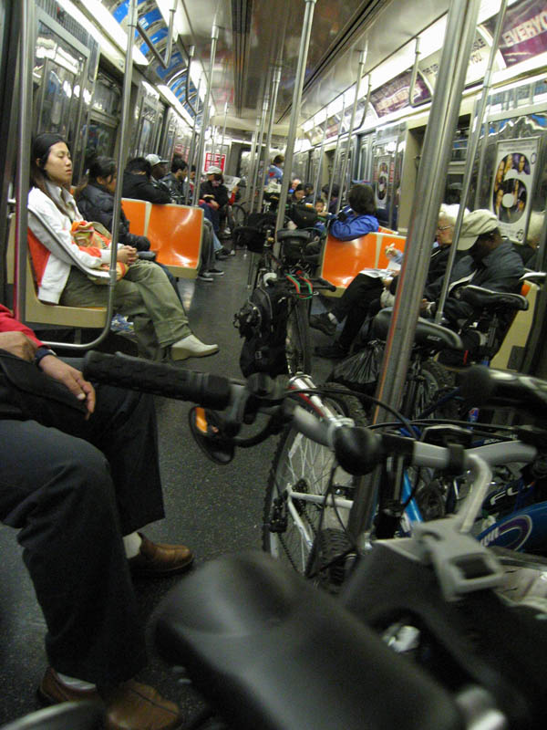 Train full of bikers