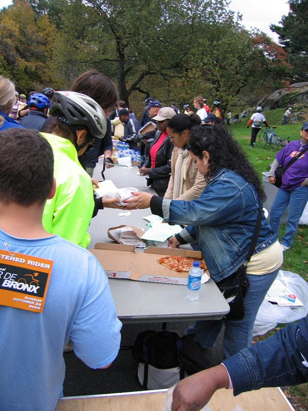 Pizza in the finish