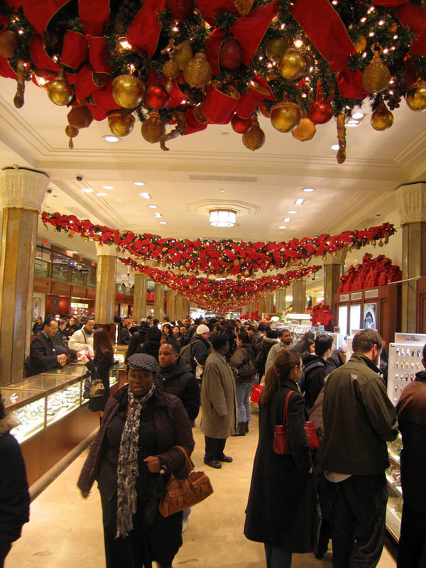 Macy's store at Christmas picture 11242