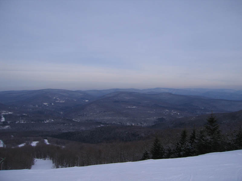 Long distance view from the hill