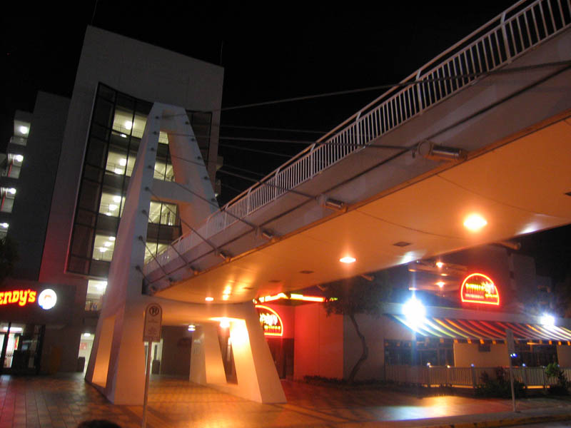 This bridge at the San Juan airport looks like the New Bridge in Bratislava