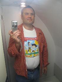 Kubko and Maťko in the airplane lavatory (April 2007) Kubko and Maťko in the airplane lavatory (April 2007)