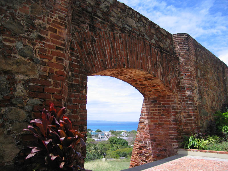 A view through the planed main gate