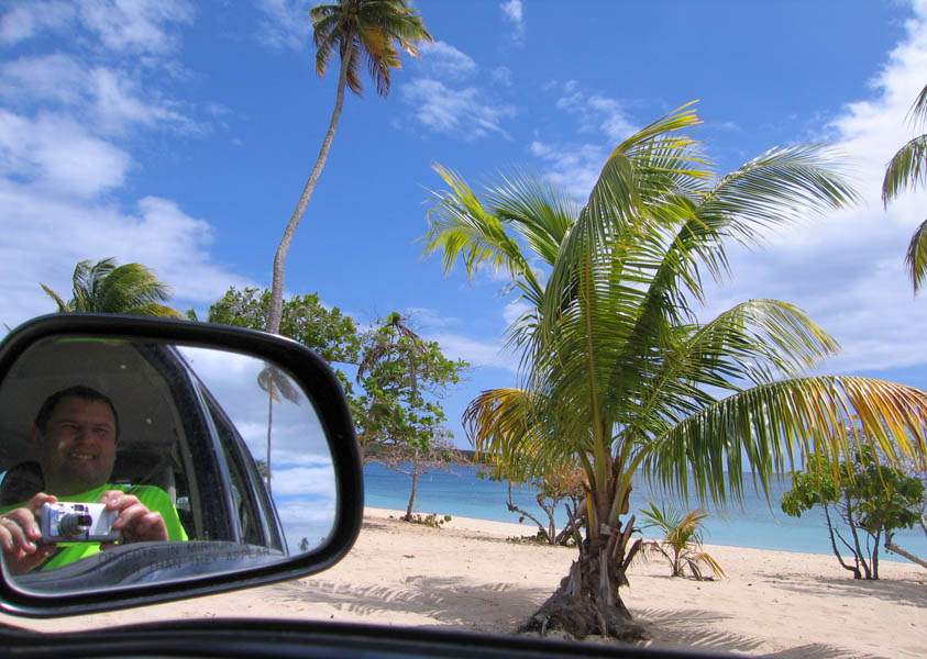 Autoportrait on the way to beach