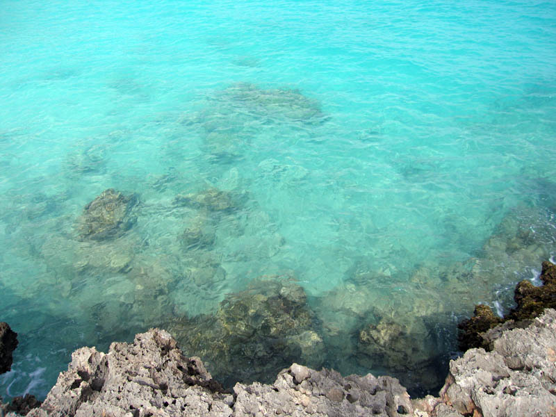 Rocks above the sea surface, rocks below the sea surface...