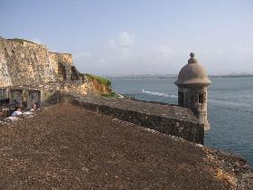 El Morro fort on watch at the tip of the Old San Juan port entrance (August 2007) El Morro fort on watch at the tip of the Old San Juan port entrance (August 2007)