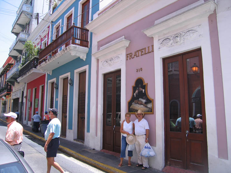 One of the streets in Old San Juan