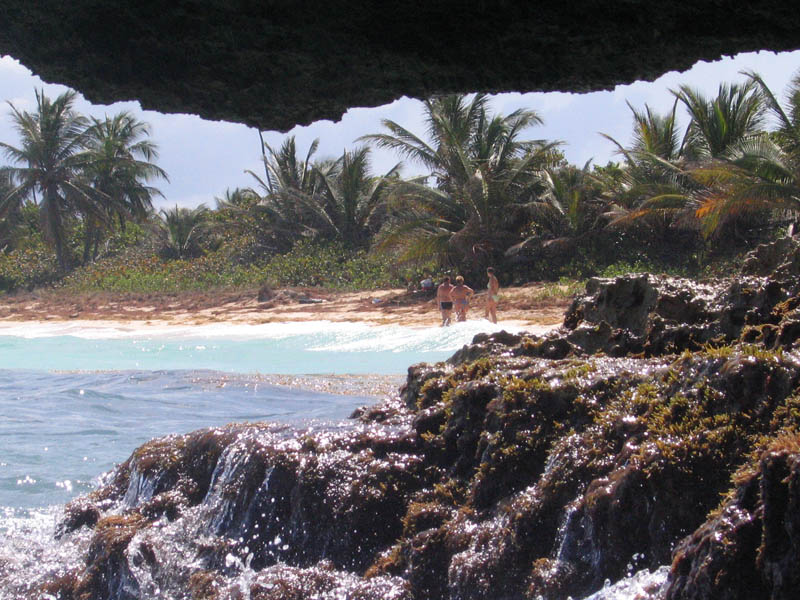 View from the cave