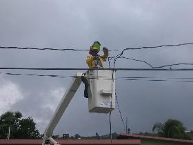 We got electricity - at last (August 2007) We got electricity - at last (August 2007)