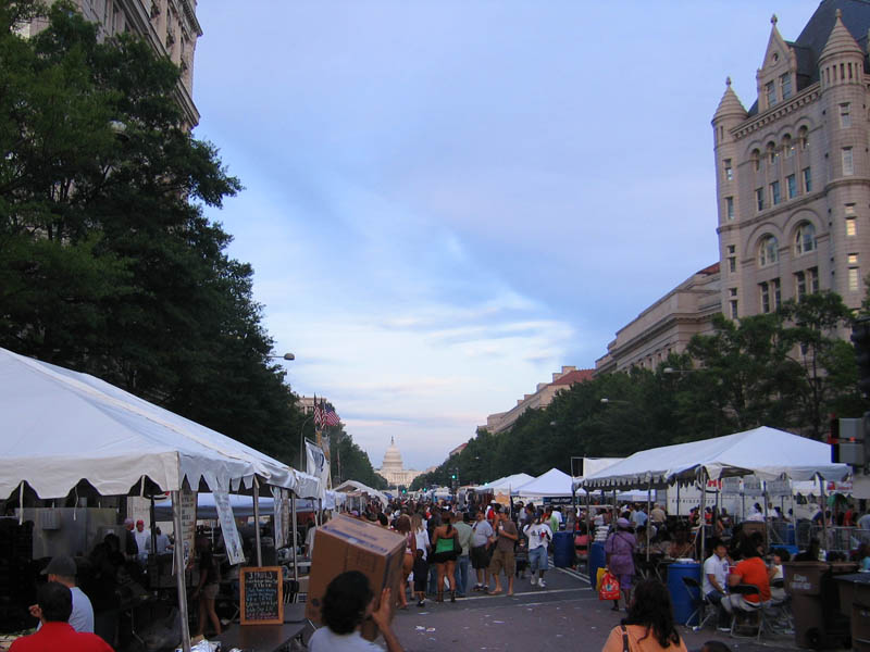Some streetfest at Pennsylvania Avenue.
